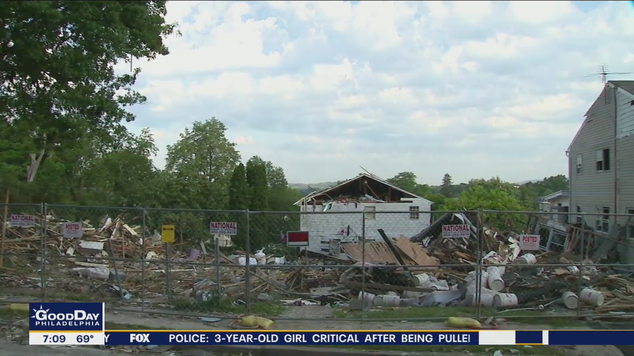 Inspectors to look at home structures close to site of deadly Pottstown explosion