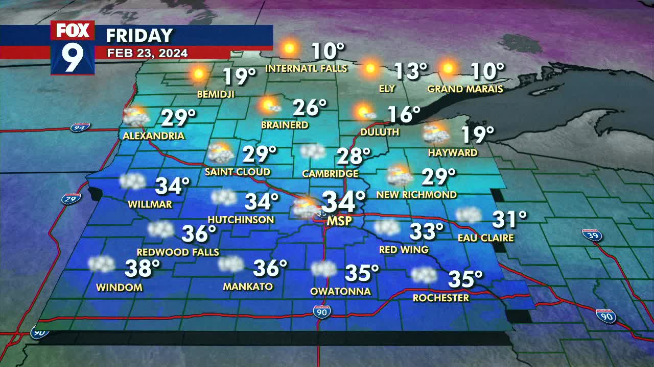 MN weather: Seasonably cool Friday
