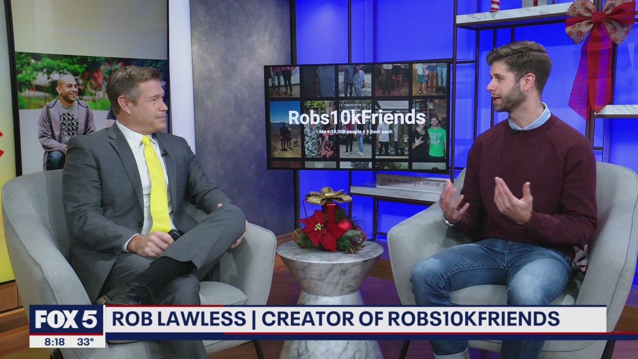 Robs10kFriends on mission to spend one hour with ten thousand different people