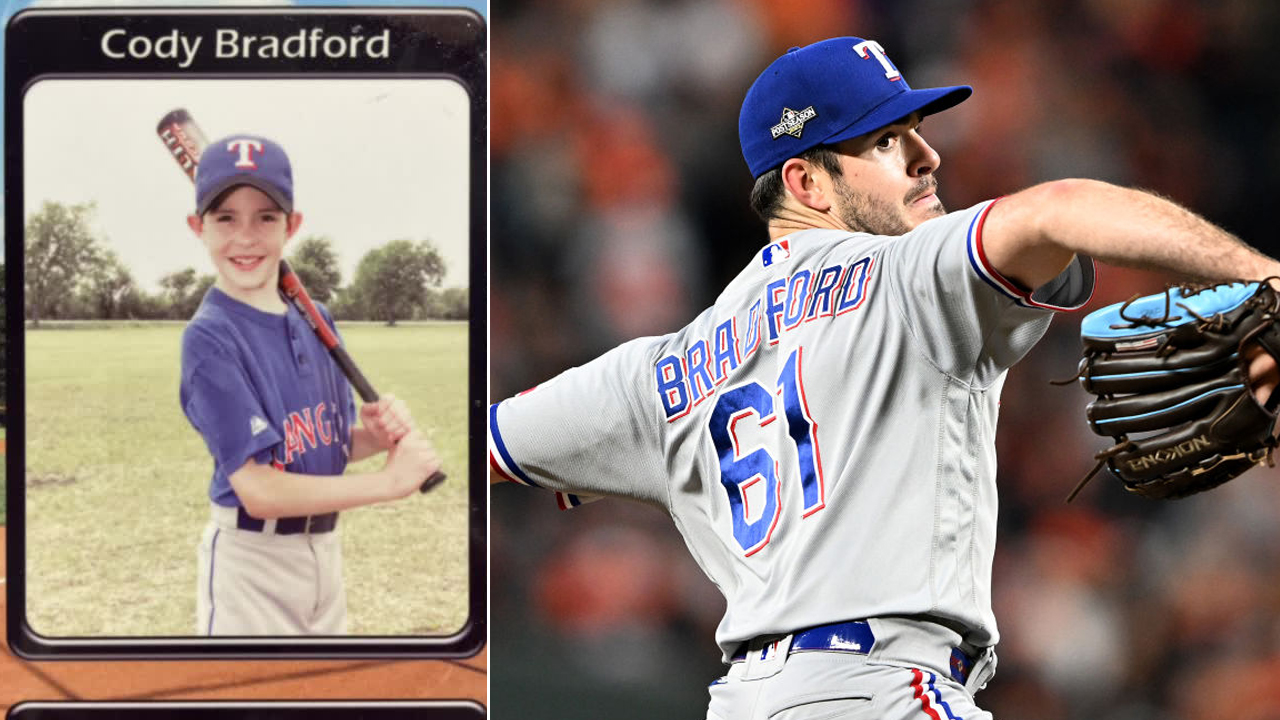Aledo native Cody Bradford grew up a Rangers fan