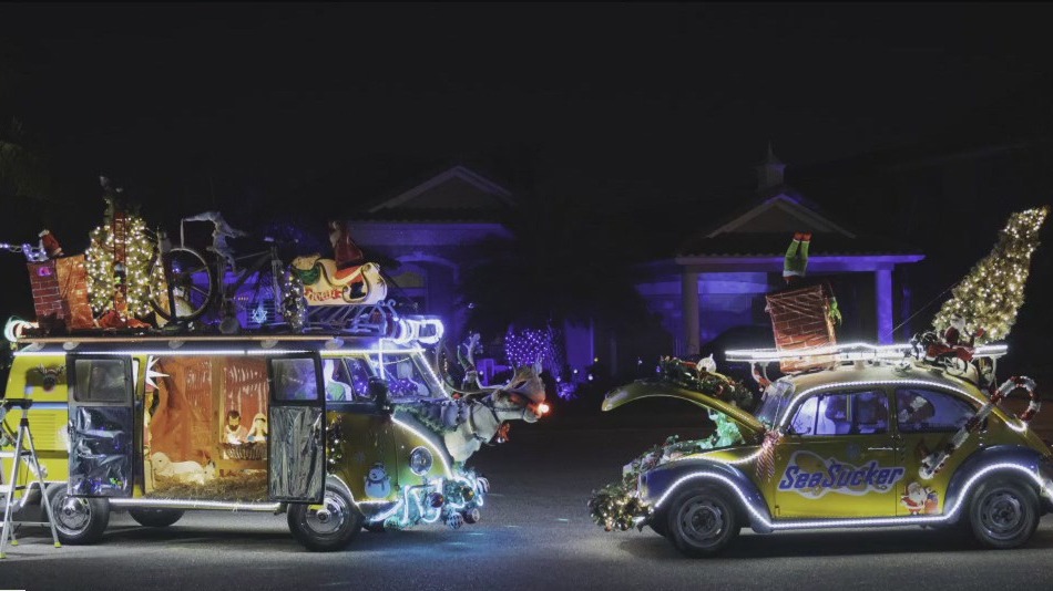 Christmas Bus and Bug