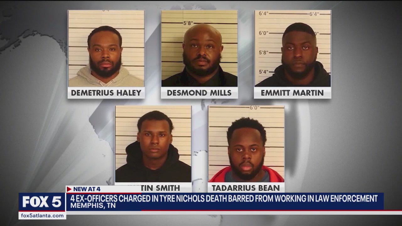 4 ex-officer barred from working in law enforcement after Tyre Nichols death