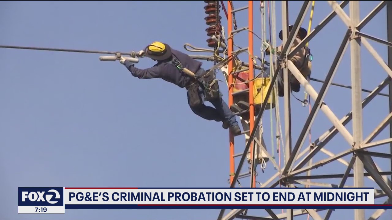 PG&E's criminal probation set to end at midnight