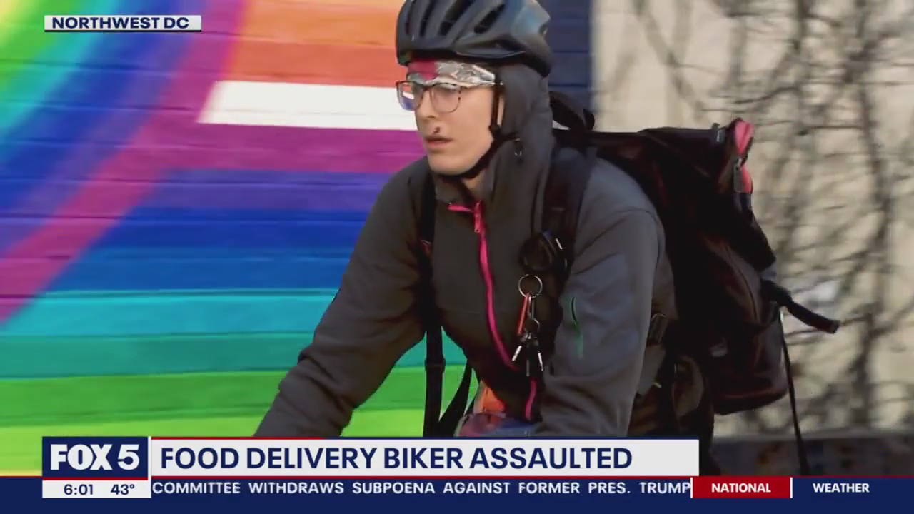 Food delivery biker allegedly assaulted on U Street