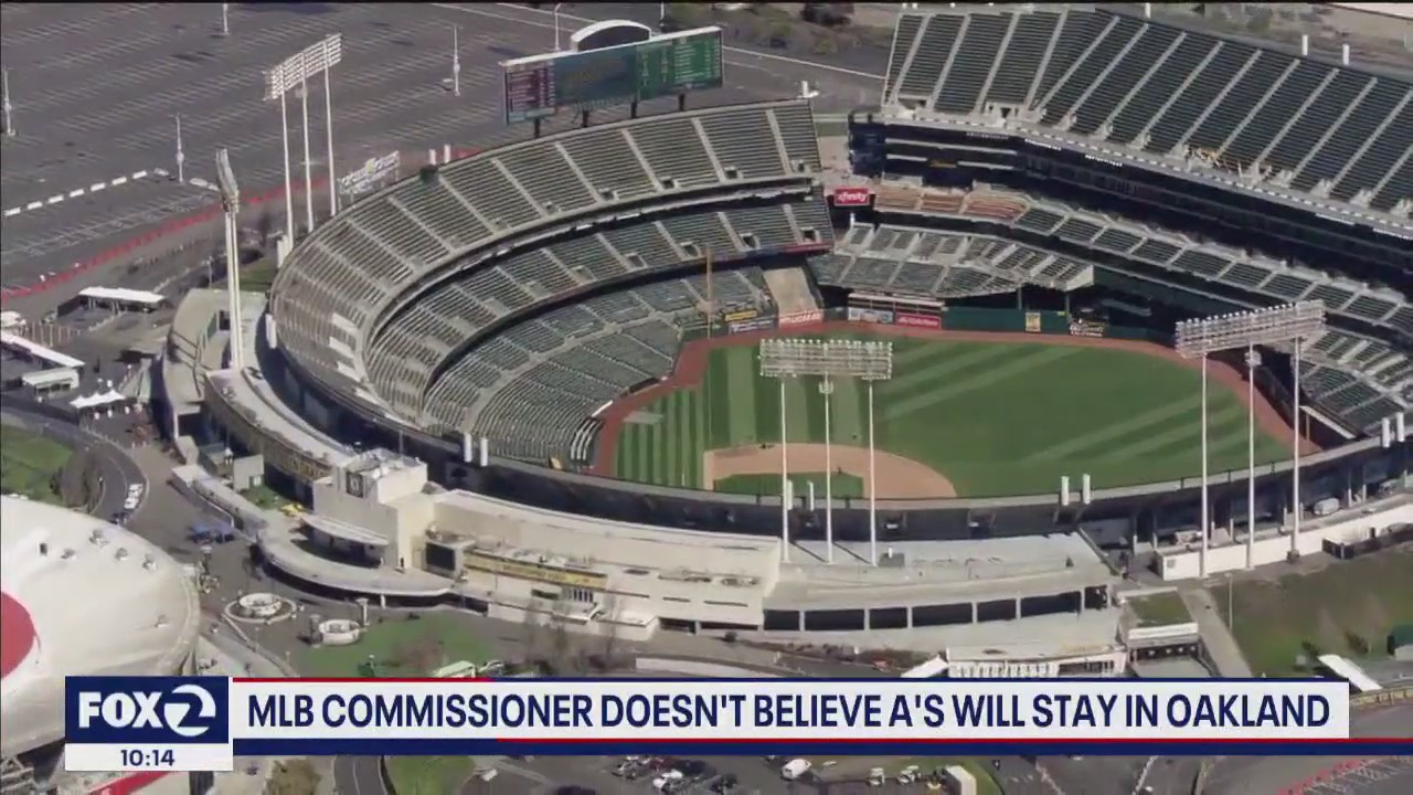 A's won't stay in Oakland, MLB commissioner says
