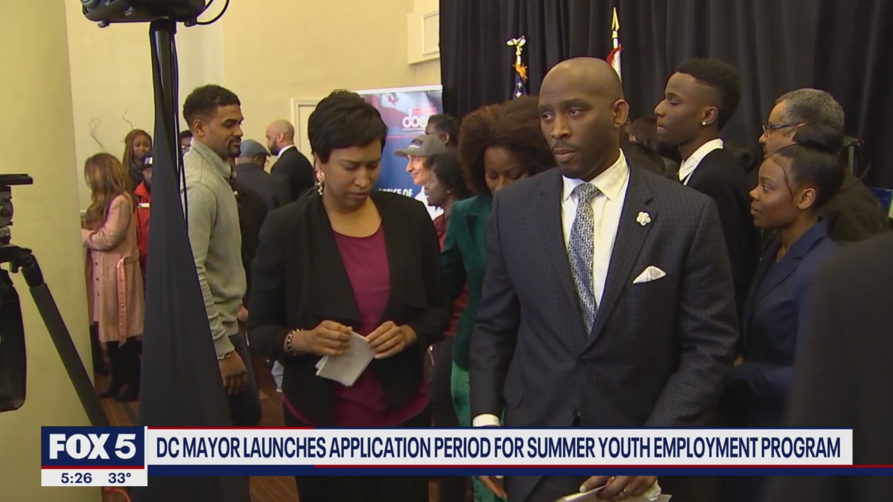 DC Mayor launches application period for summer youth employment program