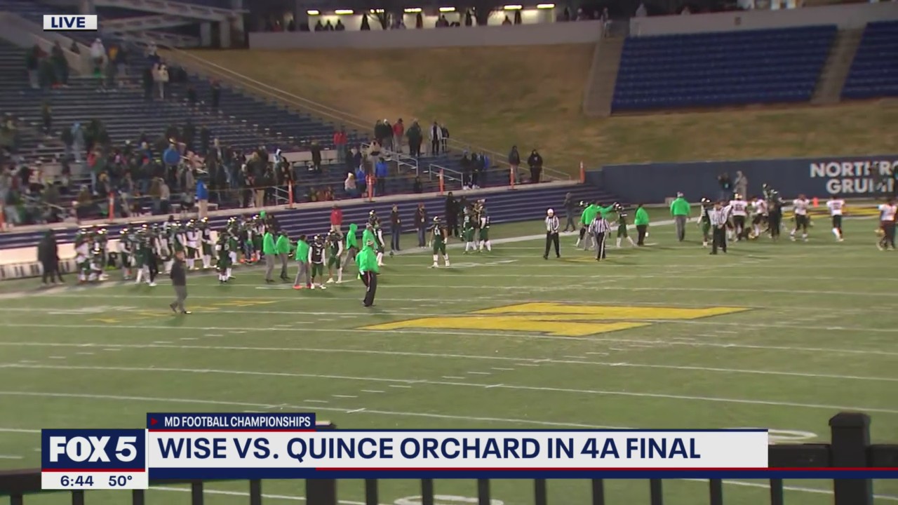 FOX 5 reports live from Wise vs. Quince Orchard football game