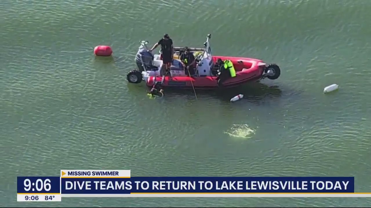Dive teams search for missing man at Lake Lewisville