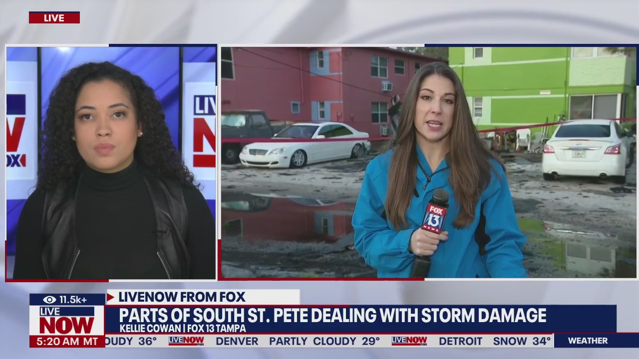 Severe storm damages in South Florida
