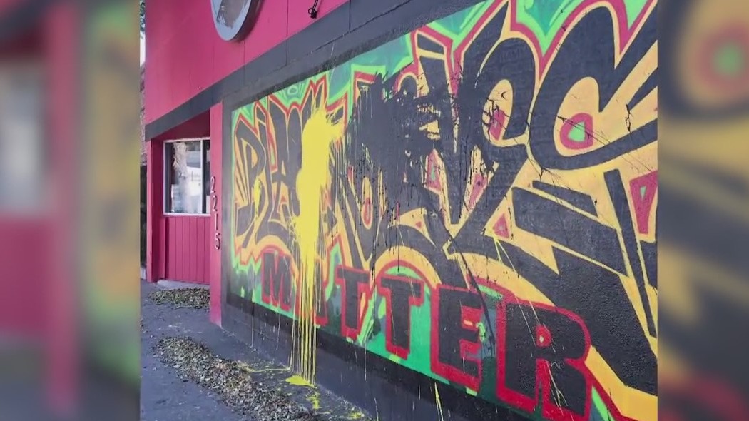 Black Lives Matter mural vandalized in Sacramento
