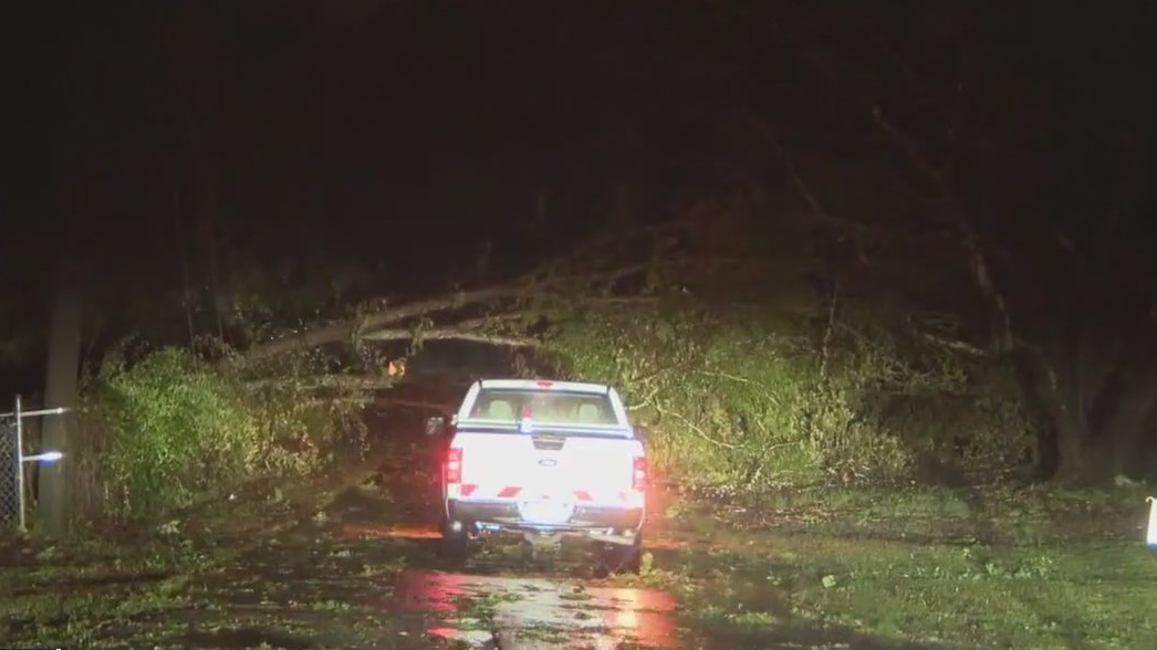 First looks at storm damage in Rockdale County
