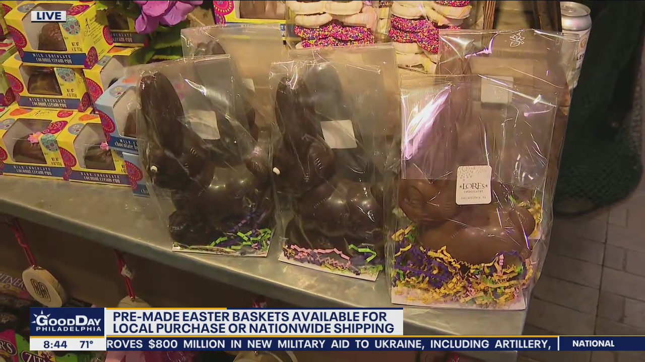 Pennsylvania General Store selling pre-made Easter baskets