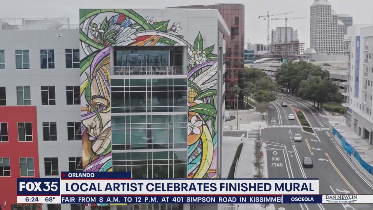 Local artist celebrates finished Orlando mural