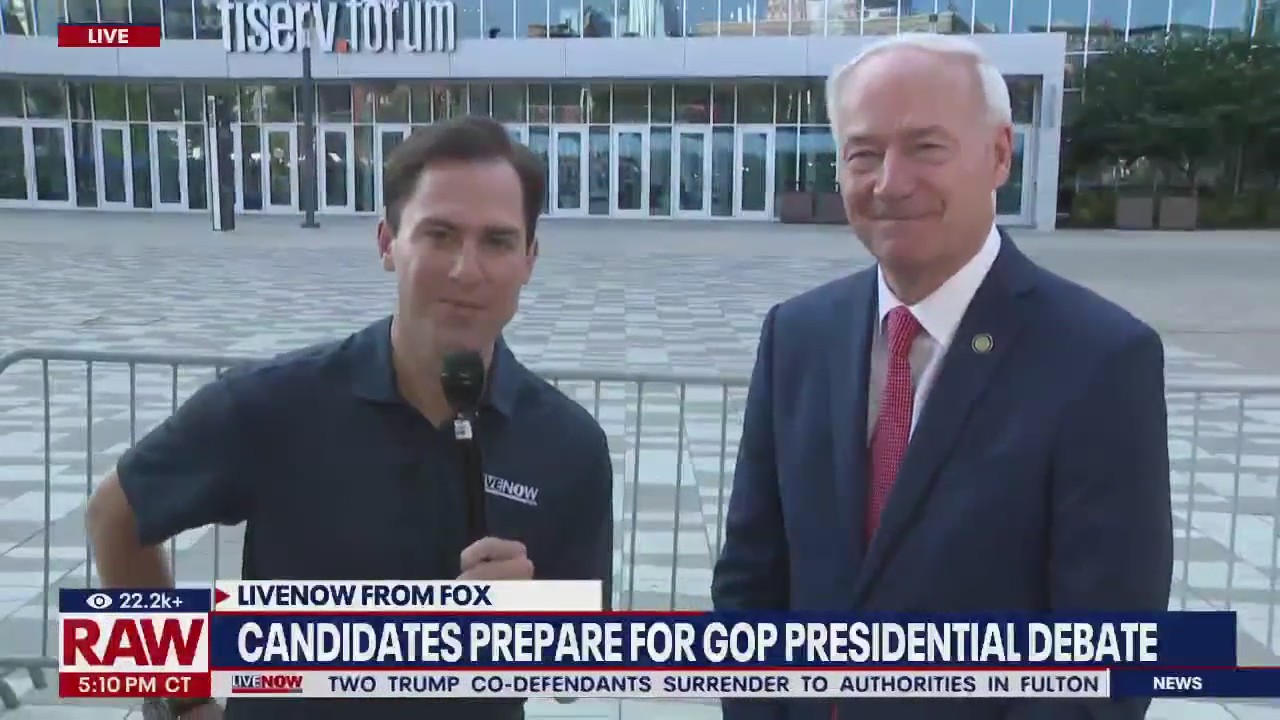 Asa Hutchinson live from Milwaukee