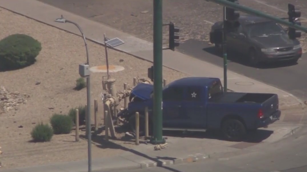 Crash resulted in HAZMAT situation in Phoenix