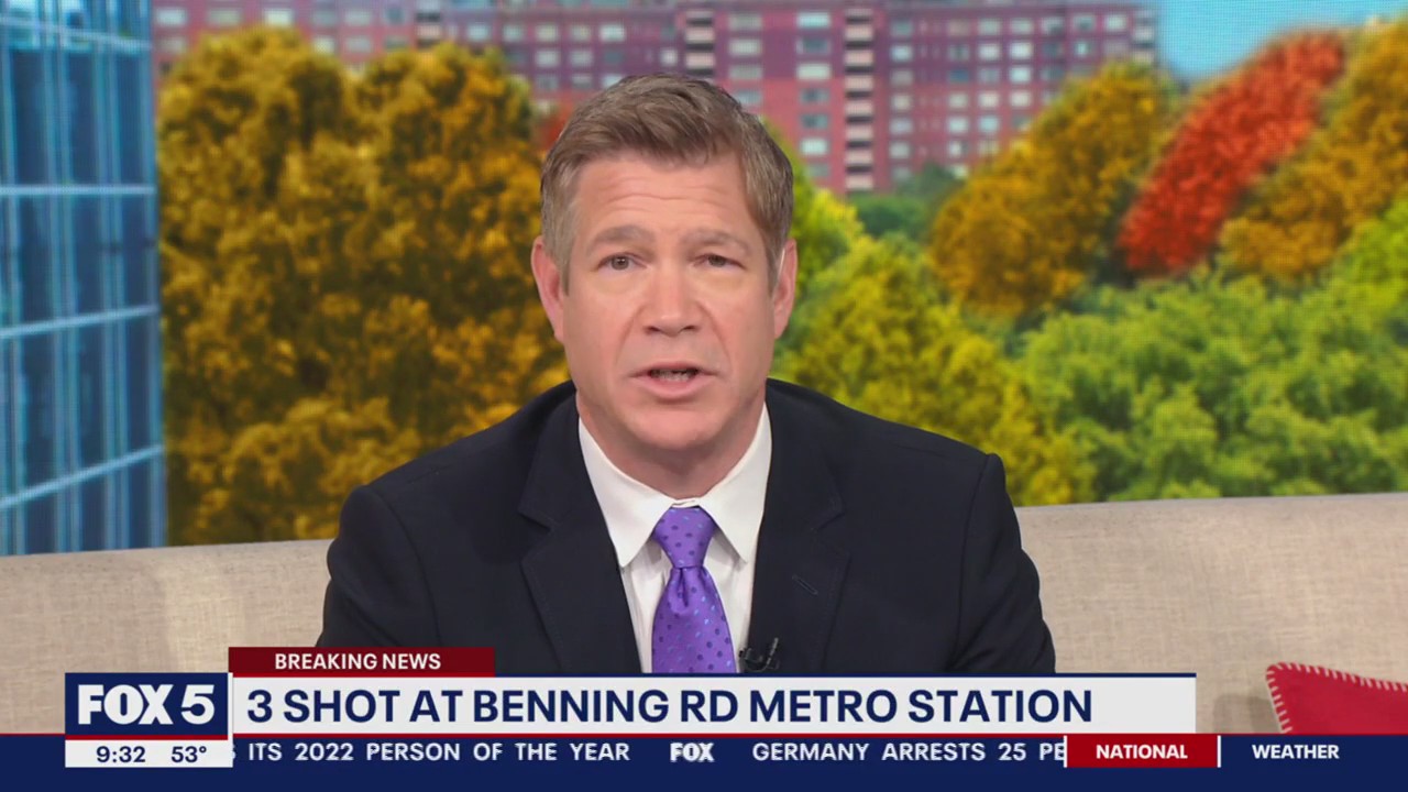 3 shot at Benning Road Metro station