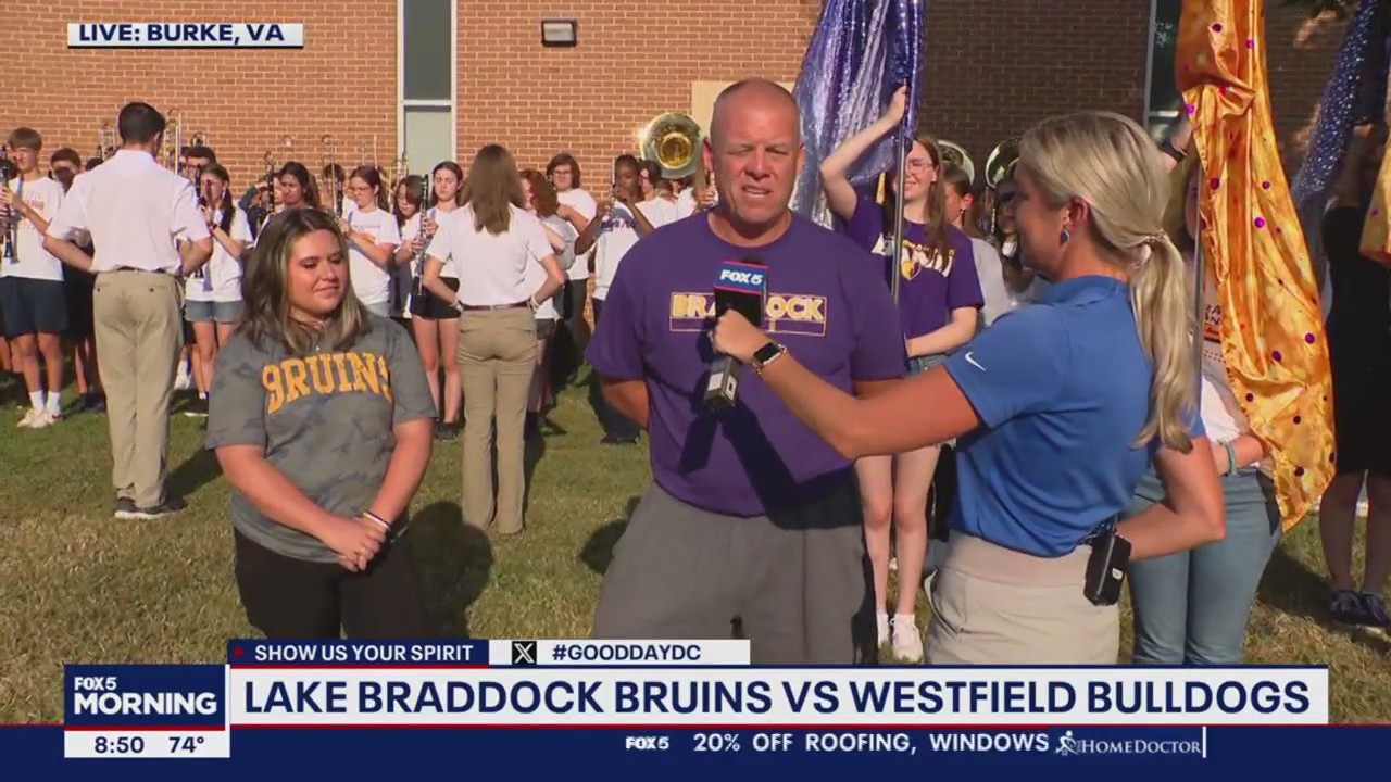 Lake Braddock HS gets ready for game day