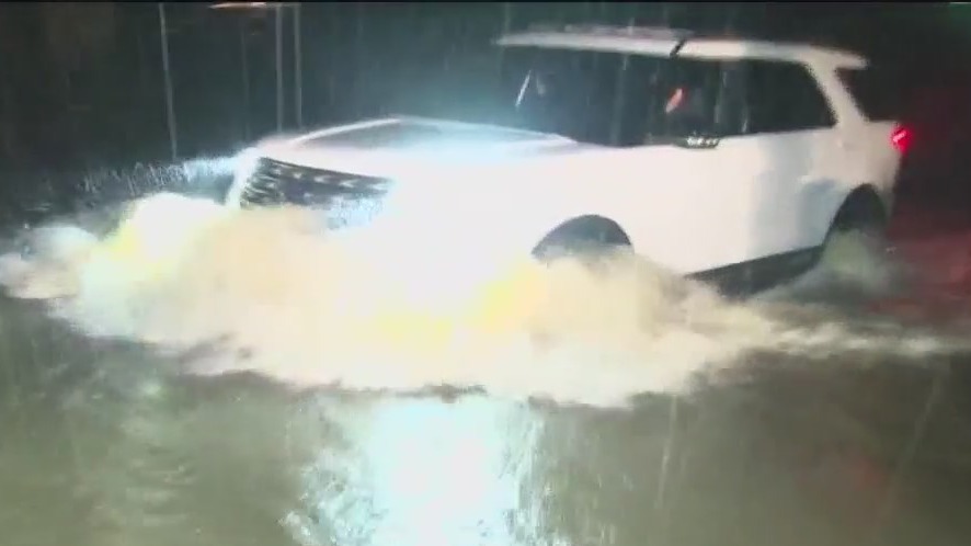 Streets flood, trees block roadways in Bay Area storm