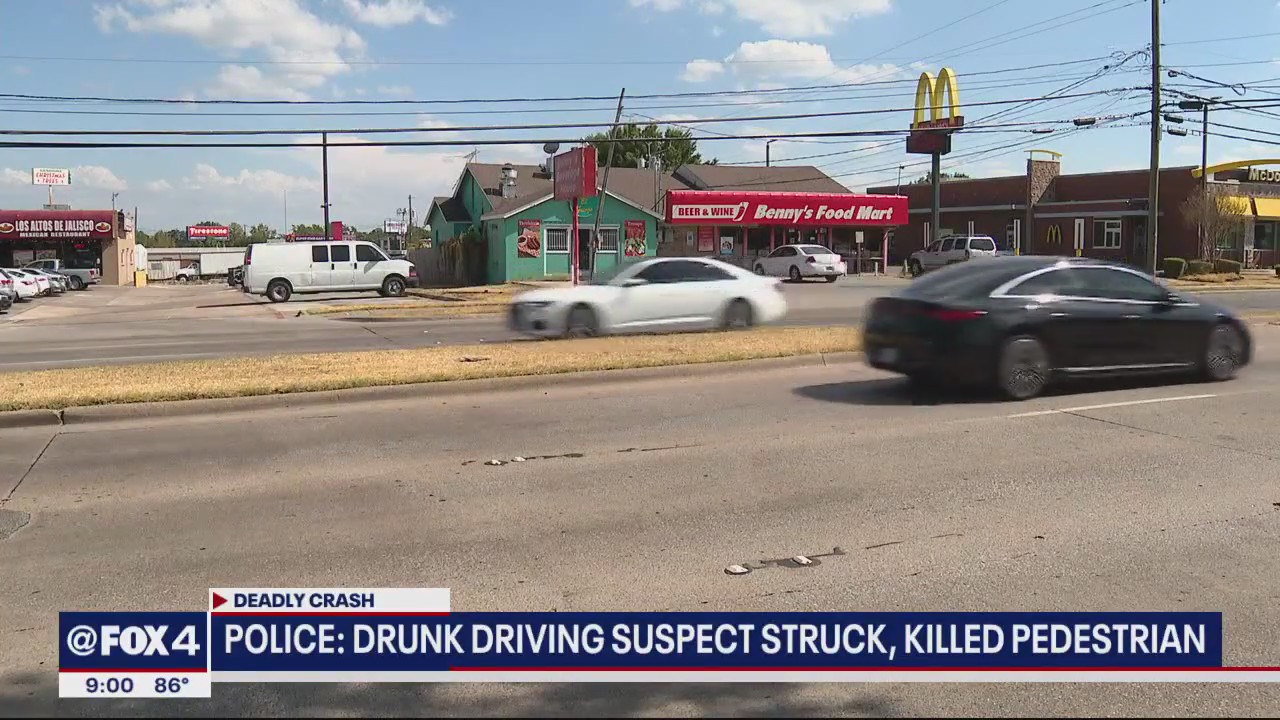 Police: Drunk driving suspect struck, killed pedestrian