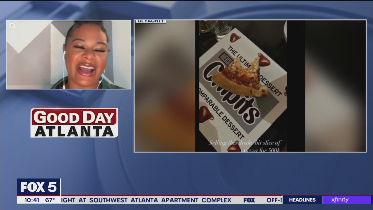 Drake's bitten pizza on sale for millions