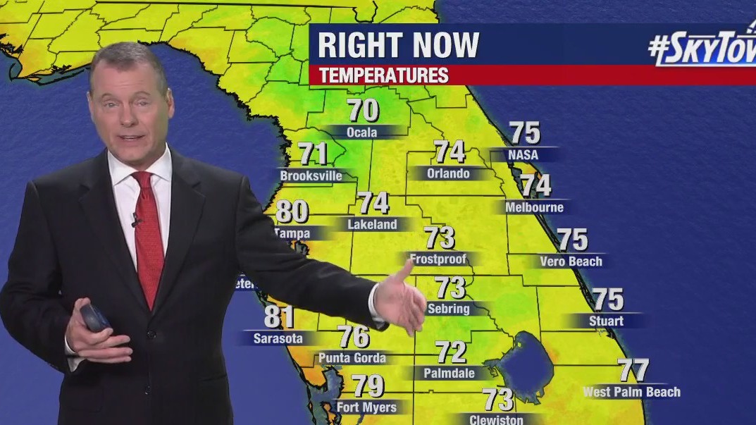 Monday morning forecast