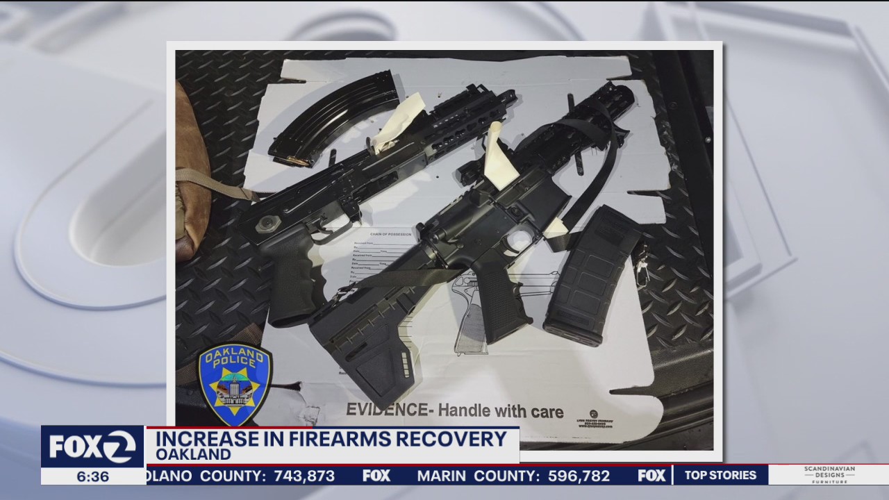 Oakland police recover over 150 guns in 2022