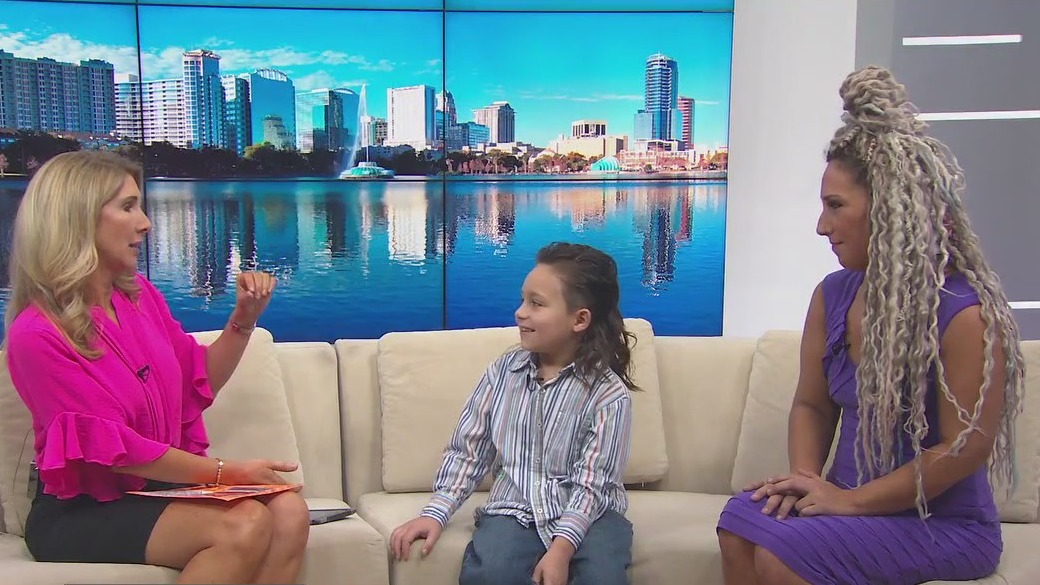Florida boy with gnarly hairdo trying to win national mullet competition