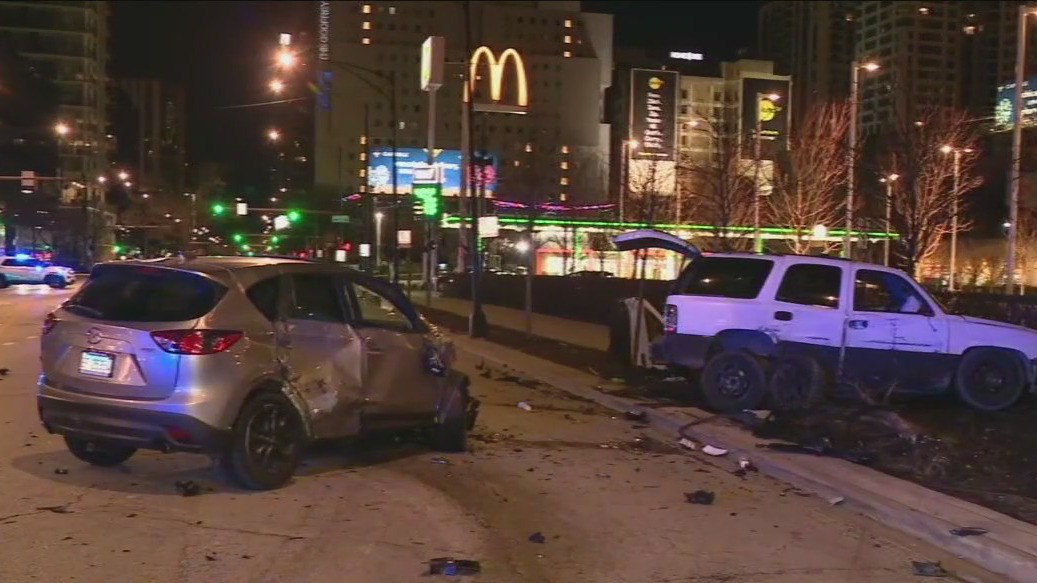 River North crash shuts down portion of LaSalle