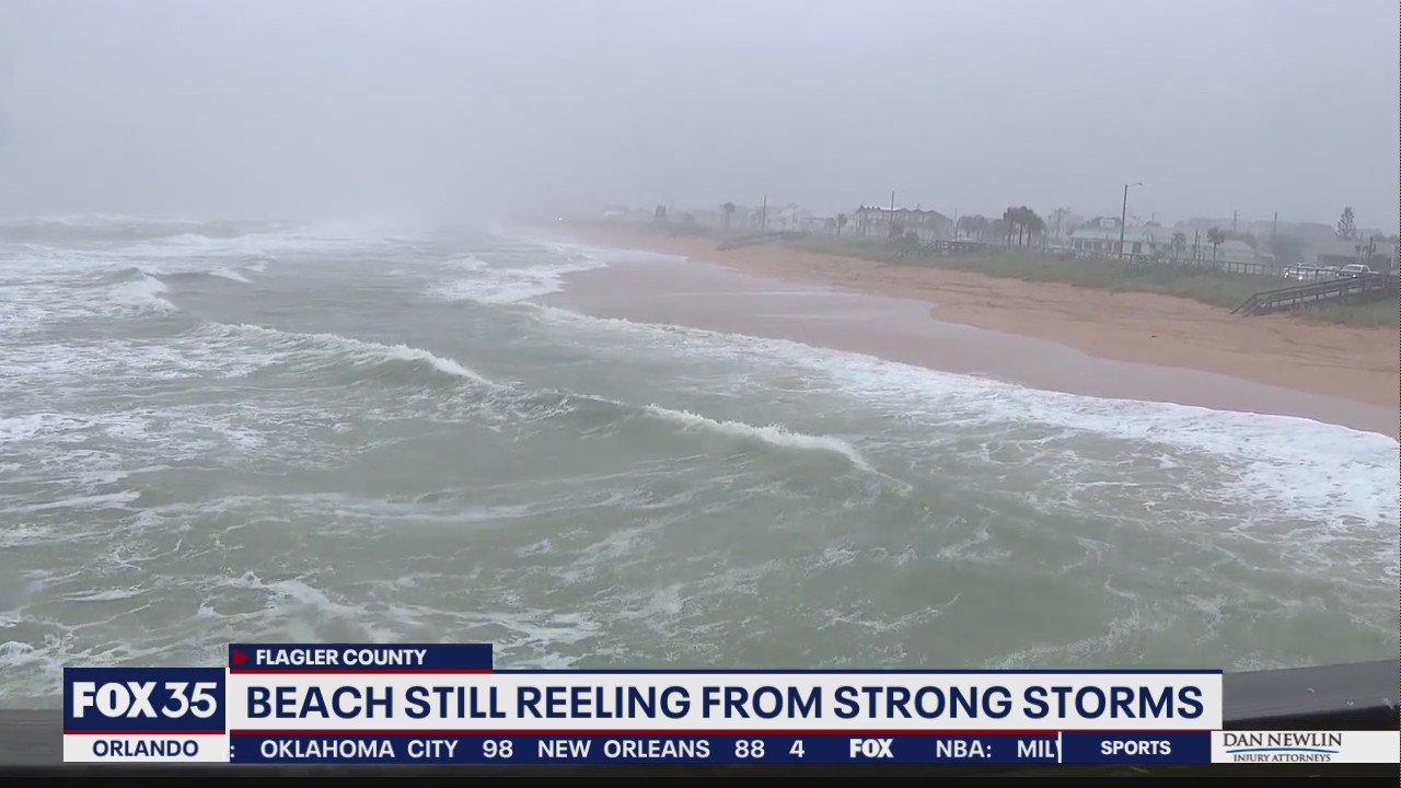 Flagler County beaches hit hard by erosion following strong storms