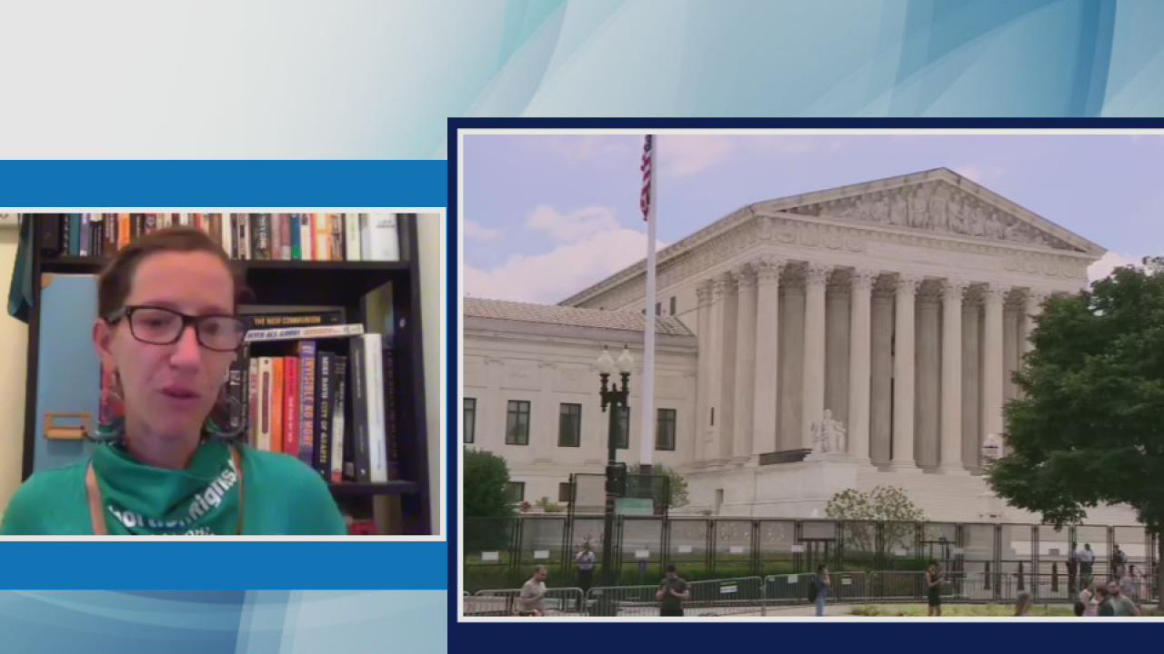 'I'm hearing fury and fear': Activist gives emotional interview on SCOTUS Roe v. Wade decision
