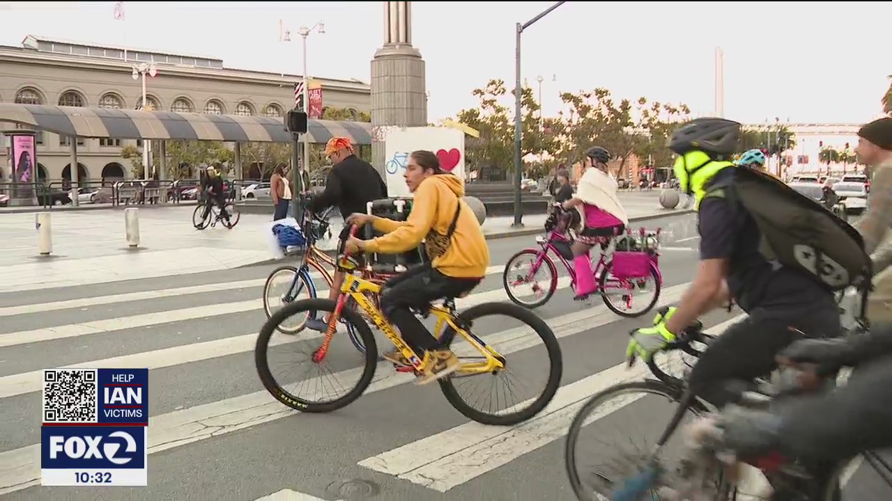 Critical Mass celebrates 30 years with bike ride through San Francisco