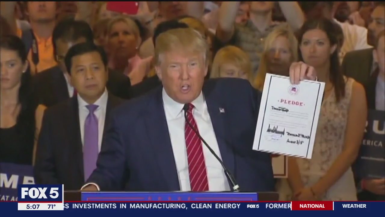 Trump heads to New York for arraignment