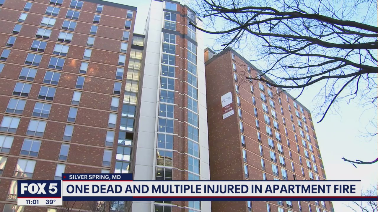 1 dead, 19 injured in Silver Spring apartment fire