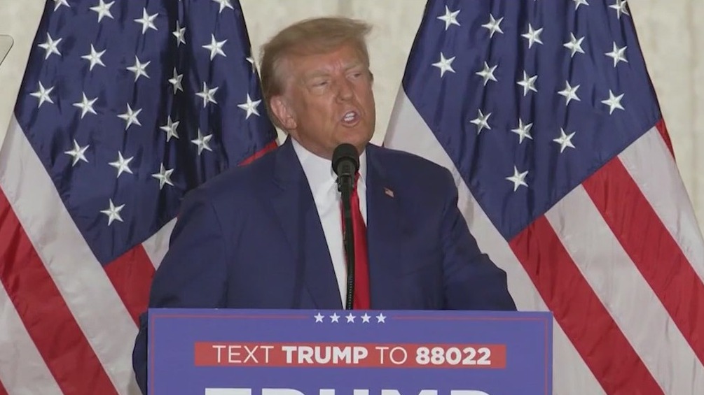 'The only crime that I've committed is...': Donald Trump speaks in Florida after arraignment