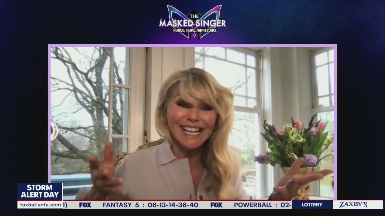 Christie Brinkley reacts to her 'Masked Singer' performance