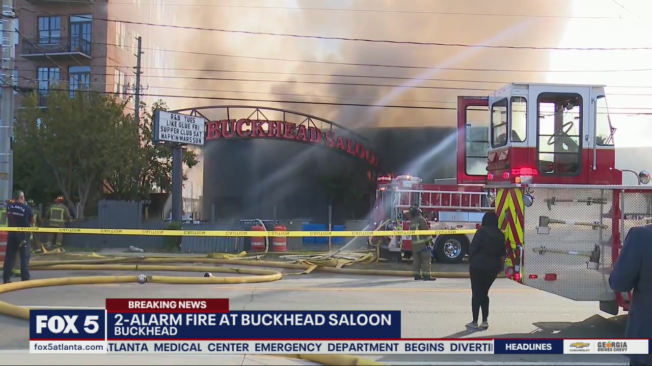 Fire at Buckhead Saloon