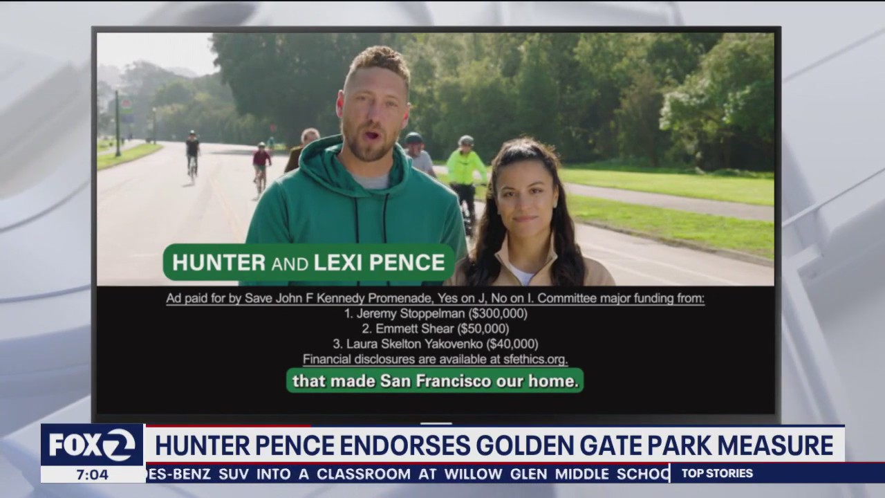 Former Giant Hunter Pence endorses Golden Gate Park Measure