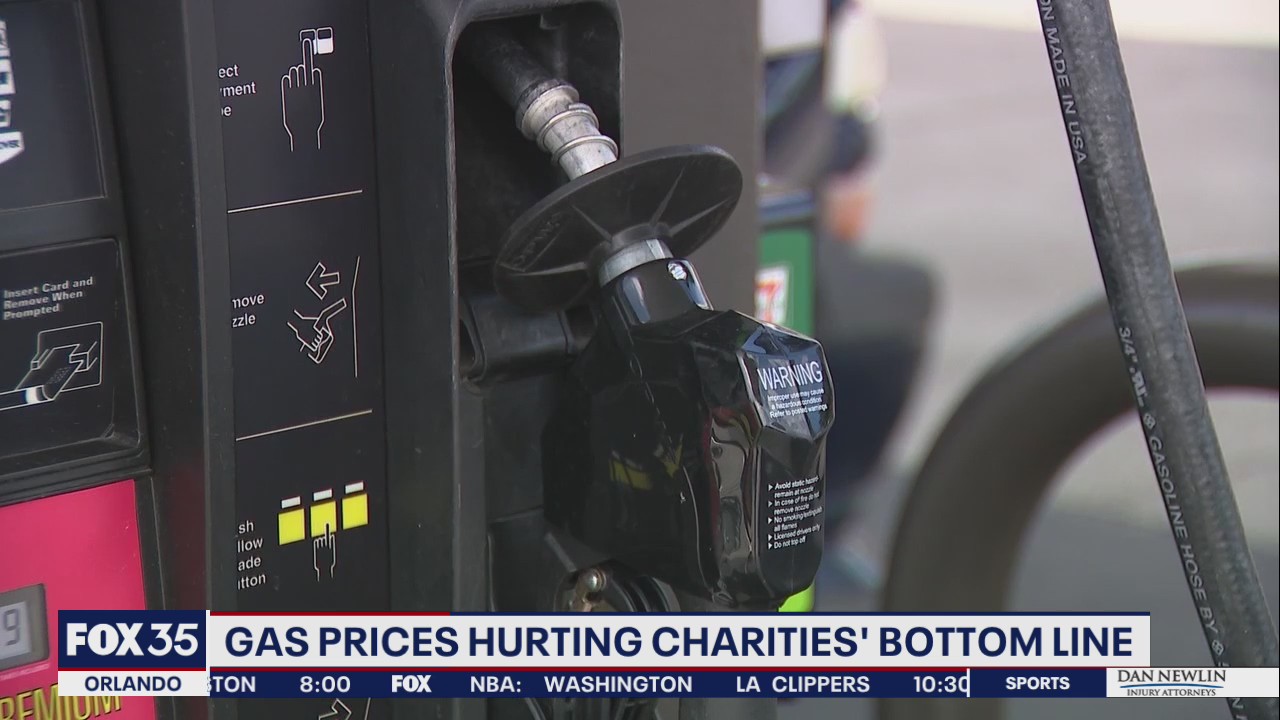 Rising gas prices hurting charities