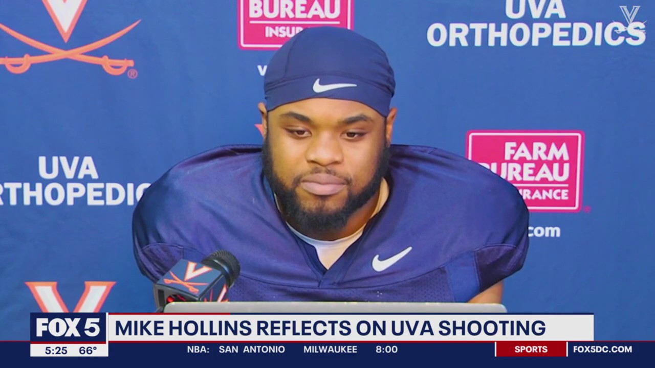 UVA football player Mike Hollins reflects on November shooting