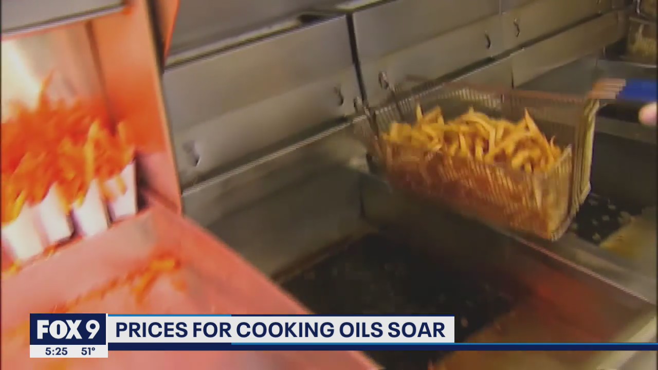 Prices for cooking oil hot