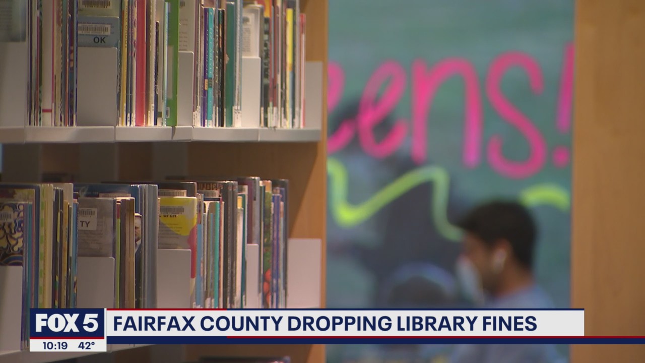 Fairfax County dropping library fines