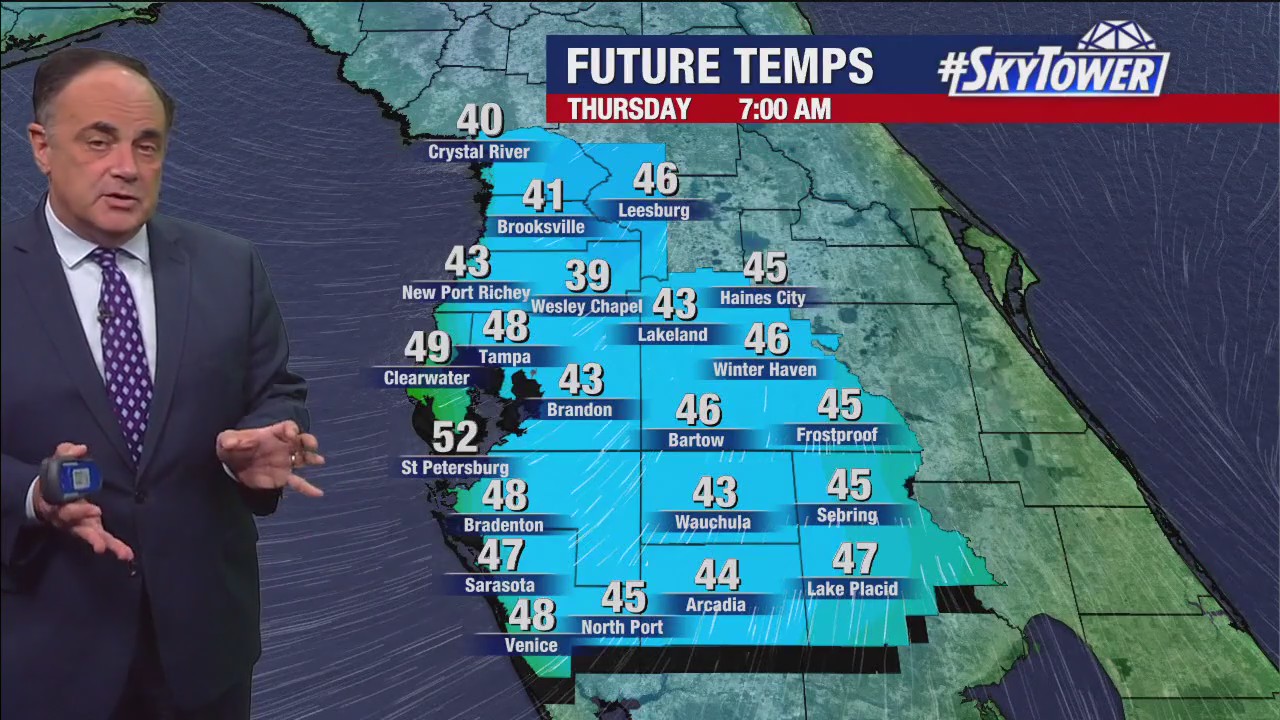 Tampa weather | Nice stretch of weather ahead
