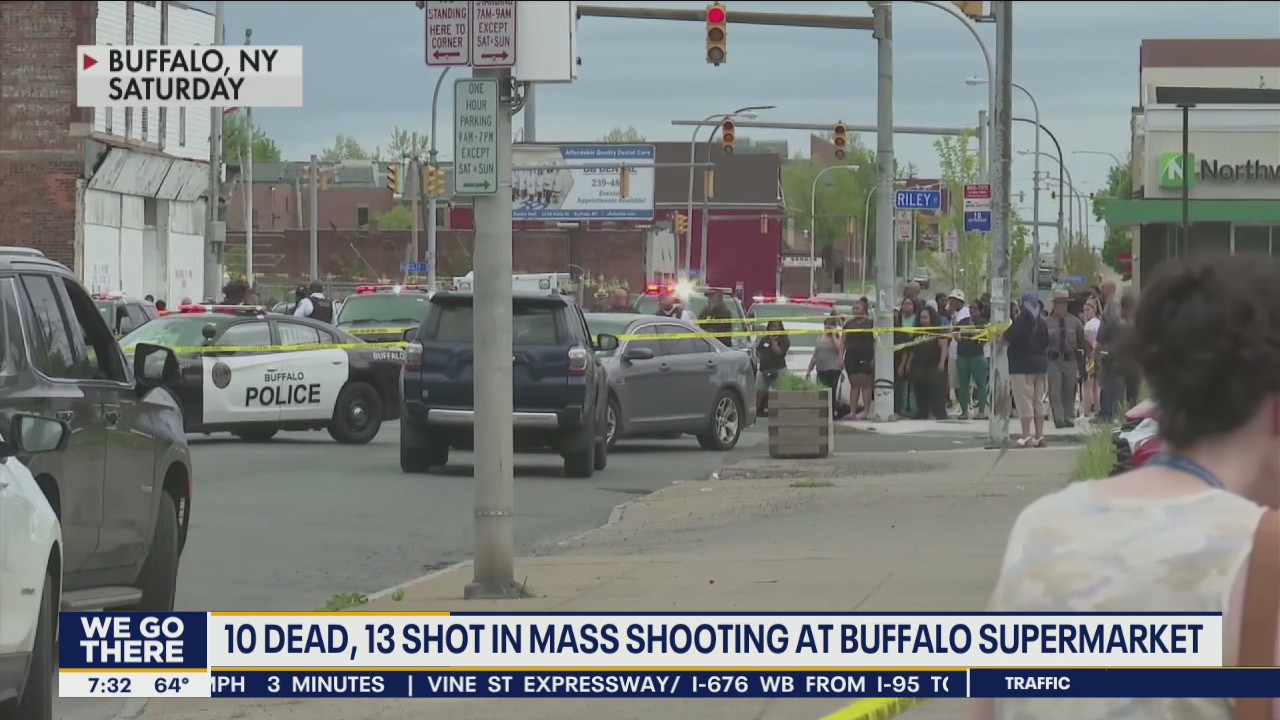 10 dead, 13 shot in mass shooting at Buffalo supermarket