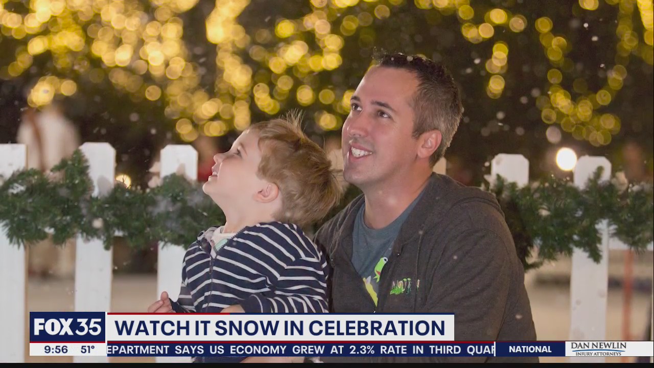 Watch it snow in Celebration