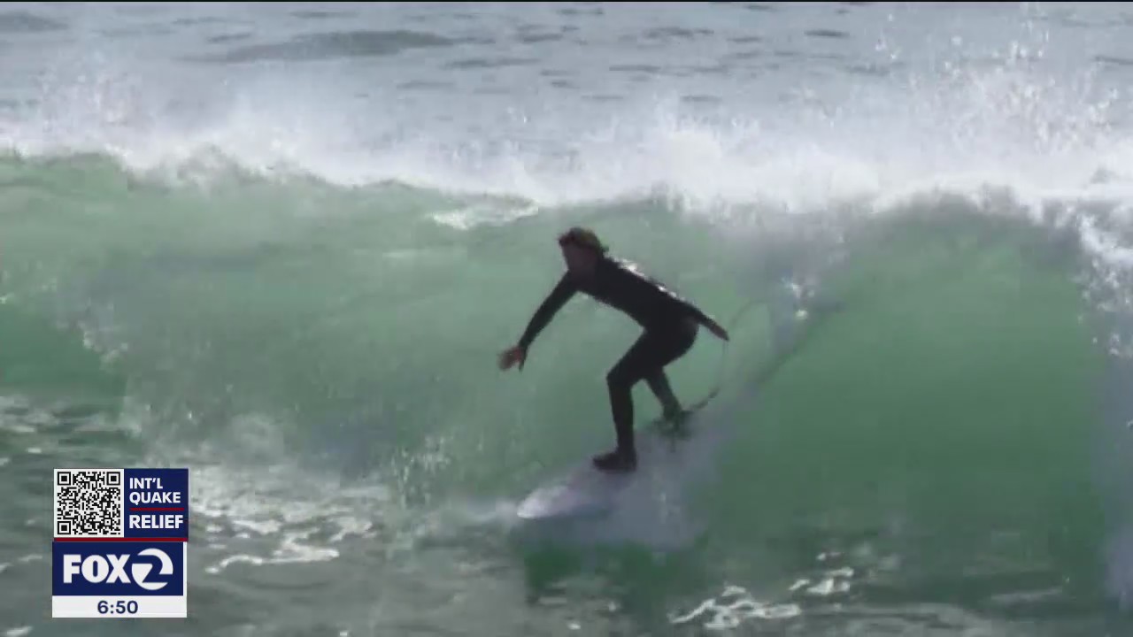 Surfing in Santa Cruz and the power of nature