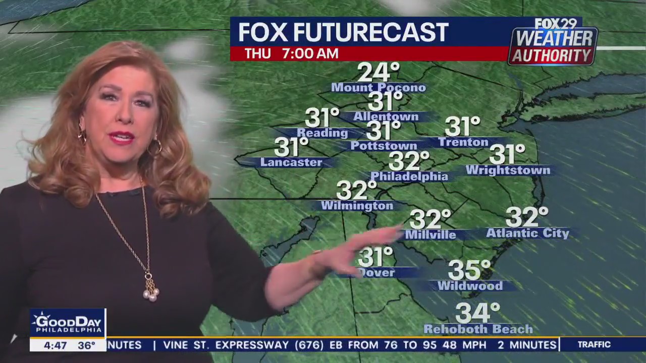 Weather Authority: Thursday, 5 a.m. forecast