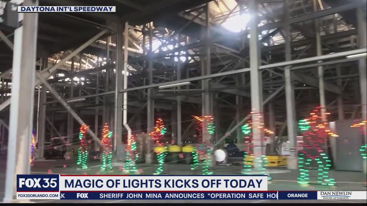 Magic of Lights kicks off at Daytona International Speedway