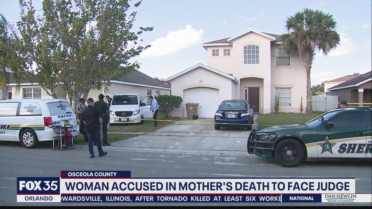Woman arrested in her mother's death, Florida deputies say