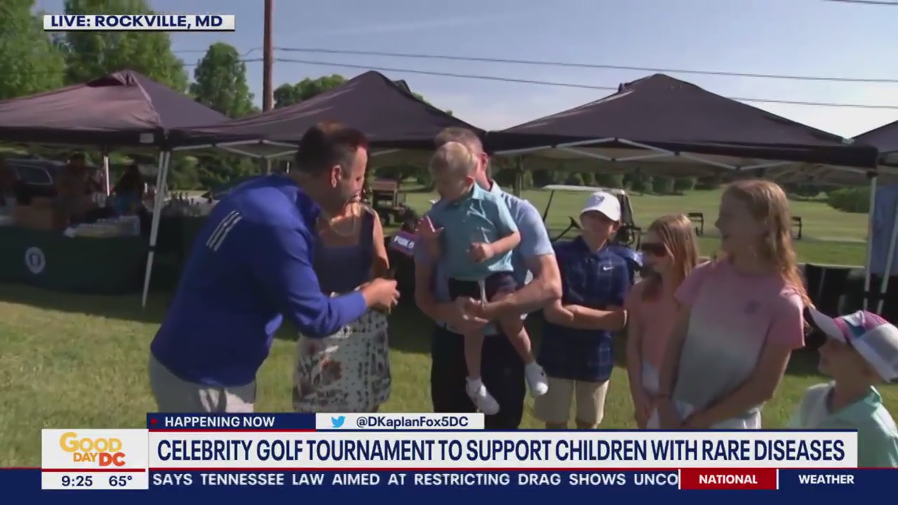 Celeb golf tournament helps rare disease kids