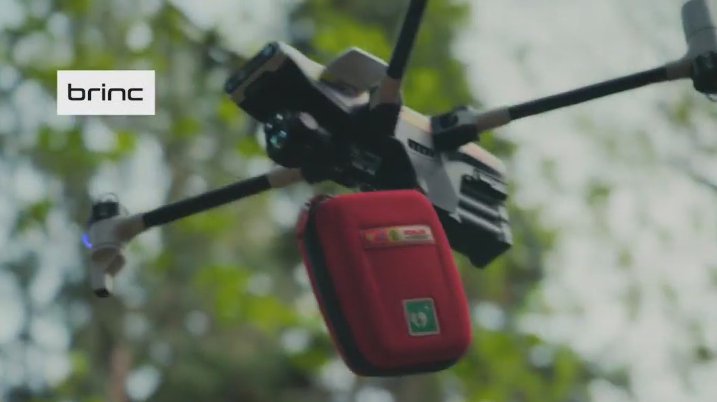Police department reveals crime response drone